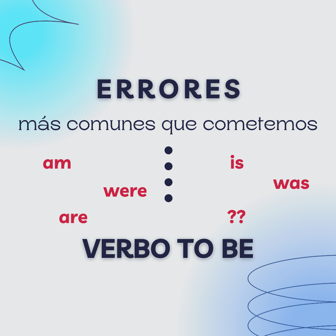 errores verbo to be